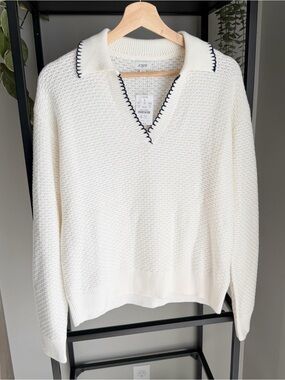 NWT J. Crew Knit Polo Sweater